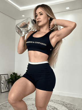 Conjunto Invincible Liso - Preto