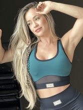Top Rally Azul e Preto